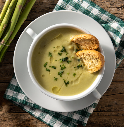 Asparagus Avocado Soup