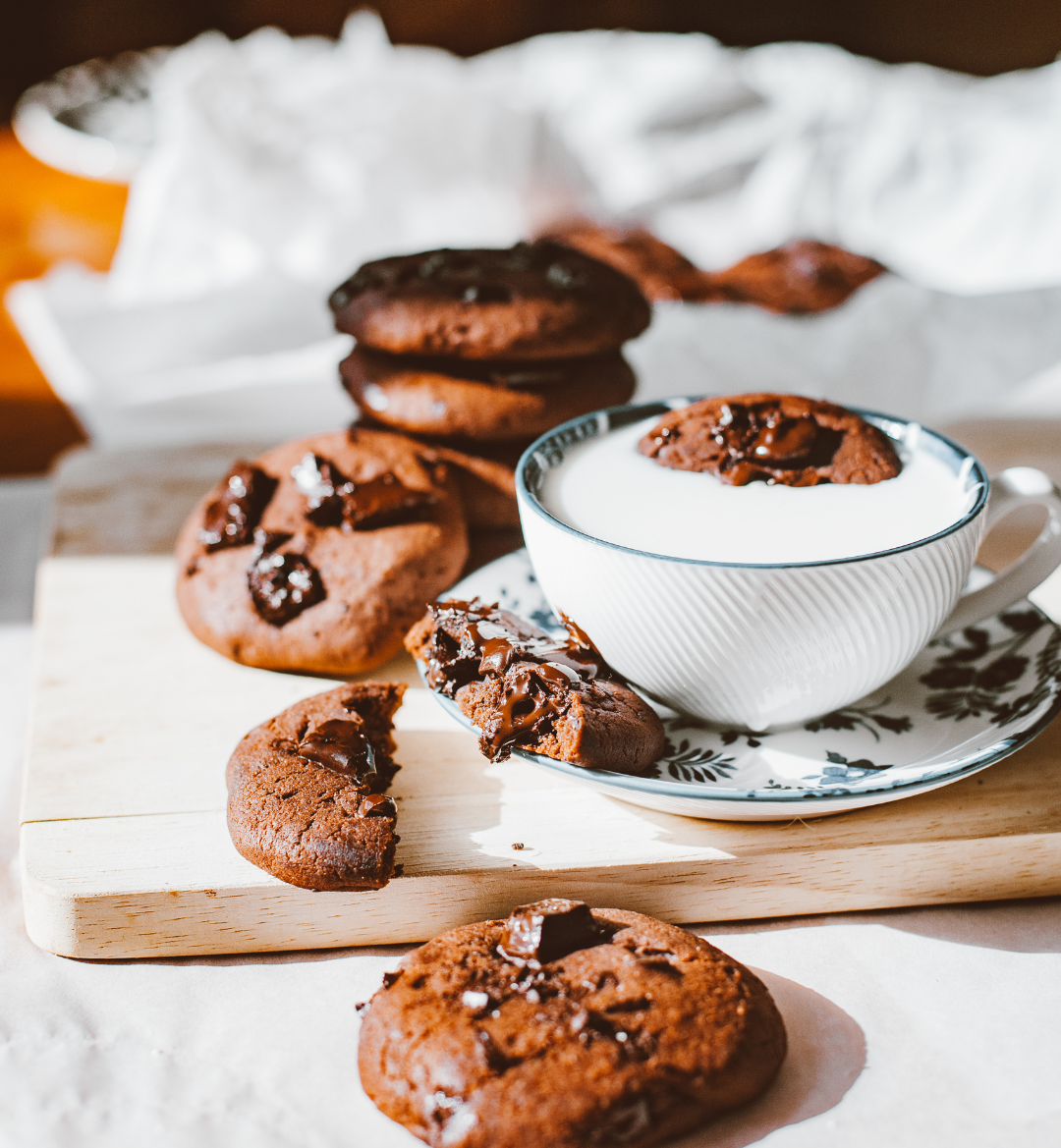 Chocolate Pea Protein Cookies