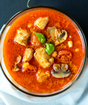 Thai Coconut Chicken Soup