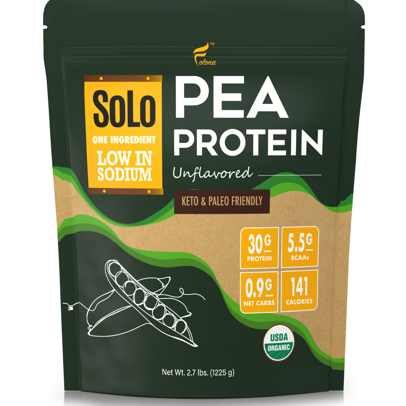 Organic SoLo Pea Protein Powder