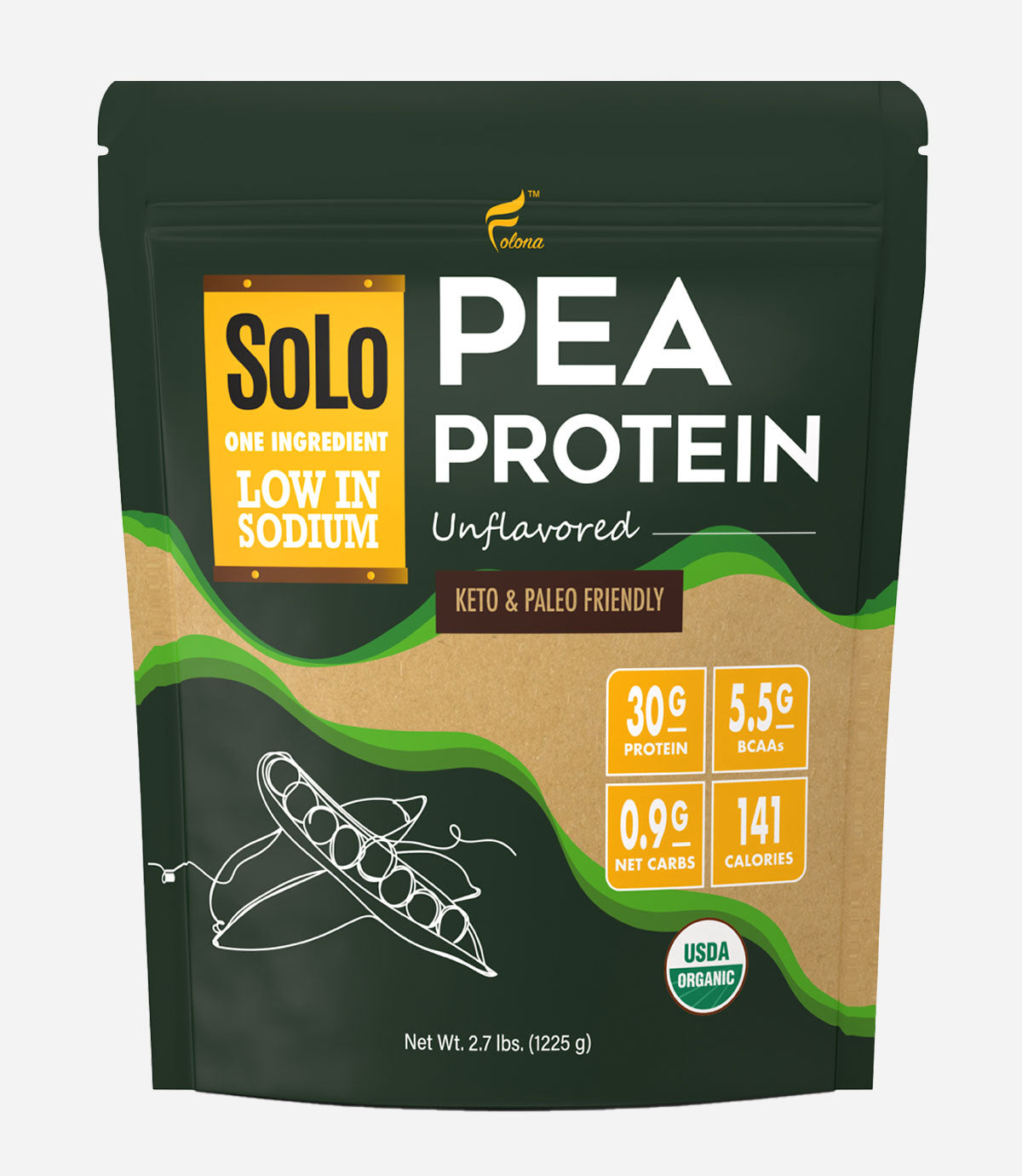 Organic SoLo Pea Protein Powder